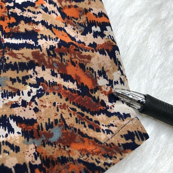 Joie Women’s Brown Animal Print 100% Silk Sleeveless Racer Back top Size M - Picture 9 of 9